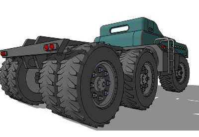 Heavy Transport Military Truck