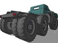 Heavy Transport Military Truck