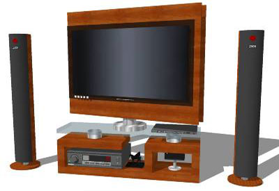Rotatable TV Stand