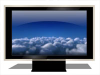 LCD Sky Display TV