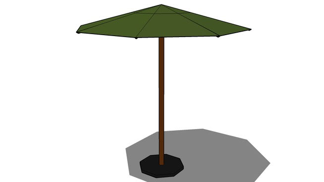 Sketchup model - Patio umbrella