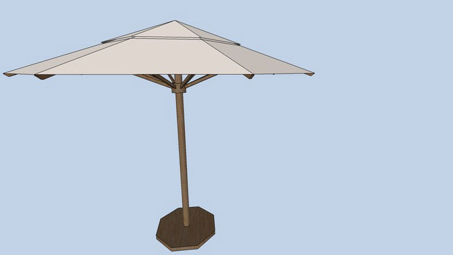 Sketchup model - Umbrella Shade