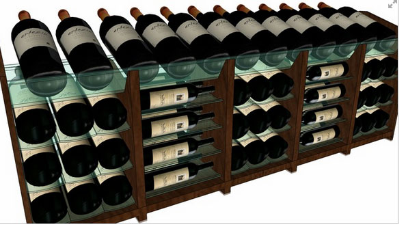 Sketchup model - Wine Cabinet